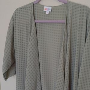 LLR Small Dusty Sage Green Shirley Kimono
